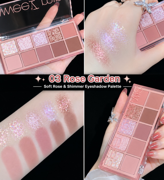Sweet Mint 10-Colour Eyeshadow Palette