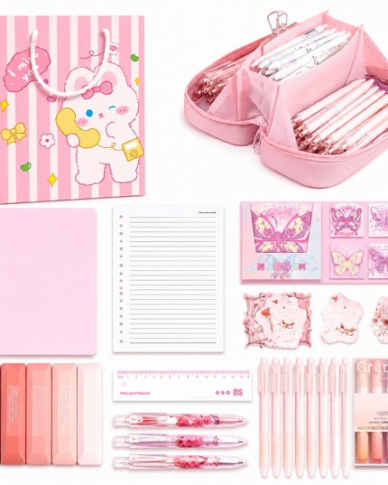 Basic Stationery Gift Set – Pink Series and Blue Series