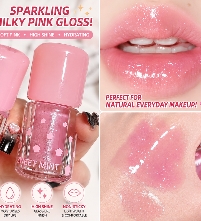 Sweet Mint Water Light Pink Lip Balm