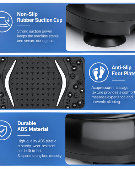 Vibration Plate Fitness Exercise and Massage Machine