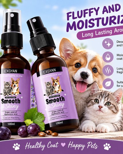 Smooth and Shiny Pet Fur Care Spray – 100ml