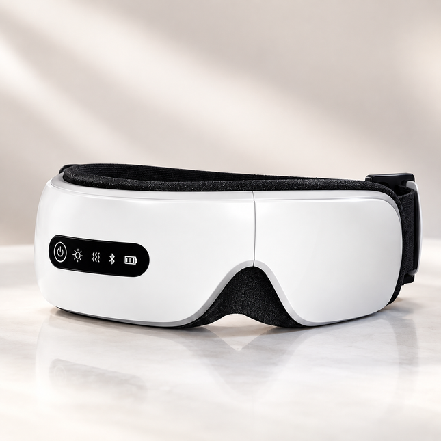 Wireless Heated Eye Massager with Air Pressure & Bluetooth
