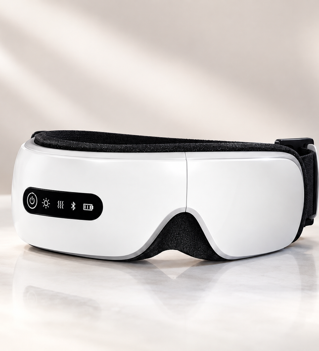 Wireless Heated Eye Massager with Air Pressure & Bluetooth
