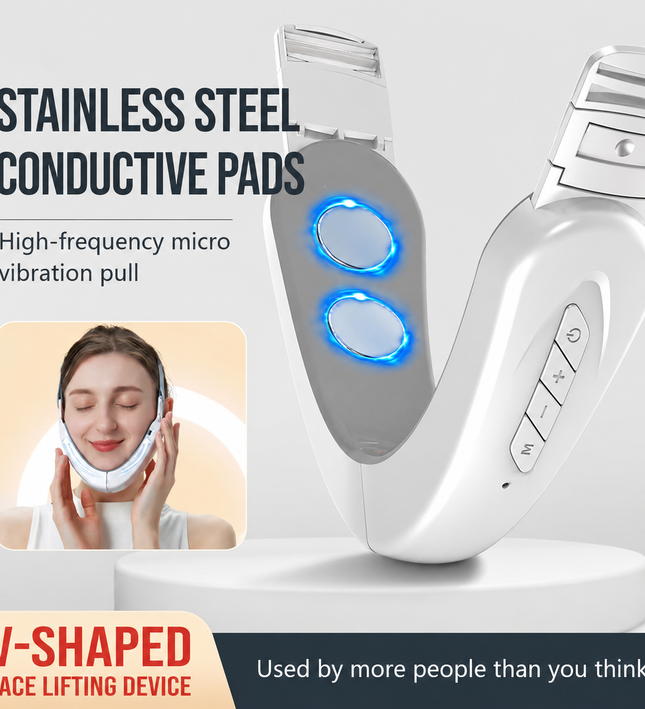 Mini V-Face Shaping Device – Hands-Free Facial Massager