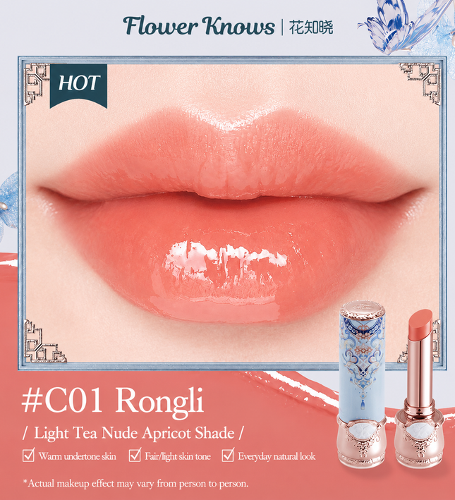Flower Knows Butterfly Cloud Collar Glossy Lipsticks