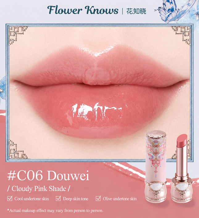 Flower Knows Butterfly Cloud Collar Glossy Lipsticks