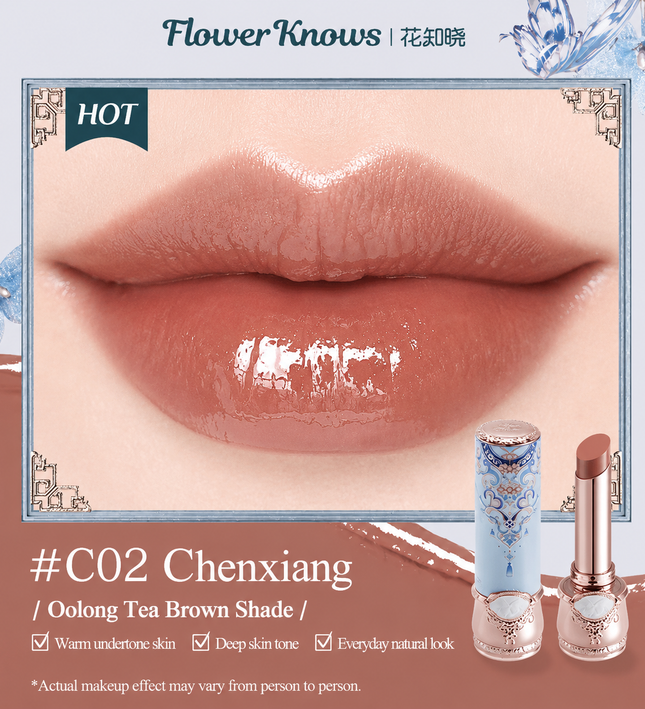 Flower Knows Butterfly Cloud Collar Glossy Lipsticks