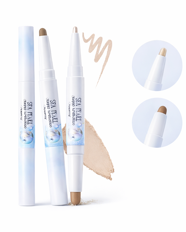 Flortte Glass Sea Collection Dual-Ended Highlight & Contour Pen