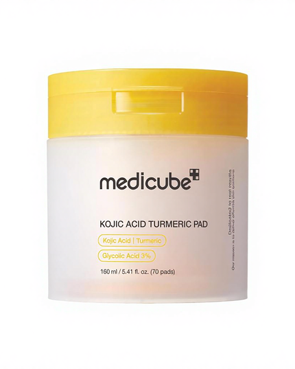 Medicube Arbutin & Turmeric Clarifying Toner Pads for Problem Skin