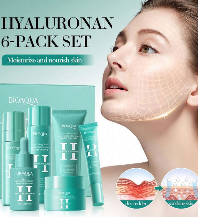Hyaluronic Acid Moisturizing Repair Set Vitamin C Brightening Firming Facial Skin Care Face Cream