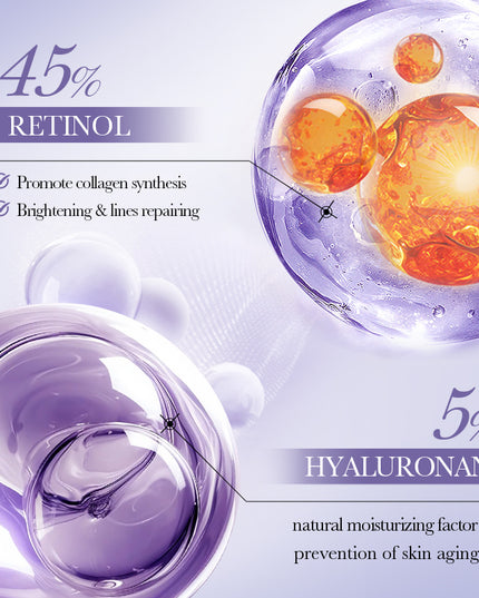 BIOAQUA Natural Skin Care Kit Retinol Brightening Serum Face Care Anti-aging Anti-wrinkle Moisturizing Retinol Skin Care Set