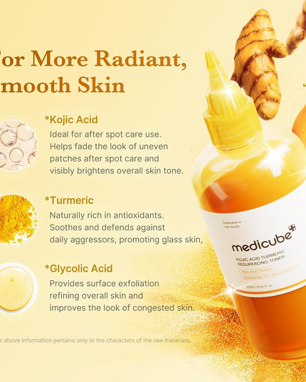 Medicube Kojic Acid Turmeric Resurfacing Toner