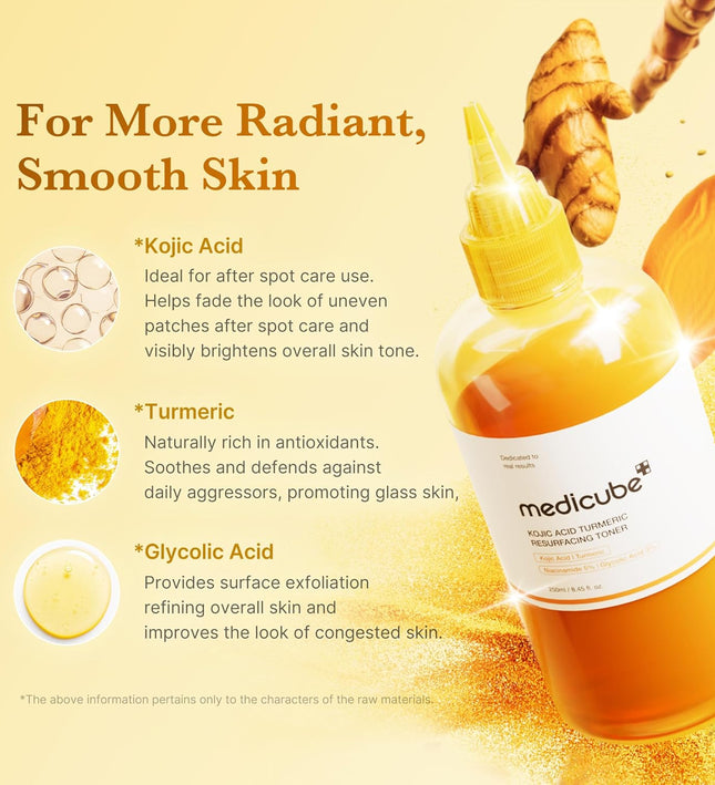 Medicube Kojic Acid Turmeric Resurfacing Toner