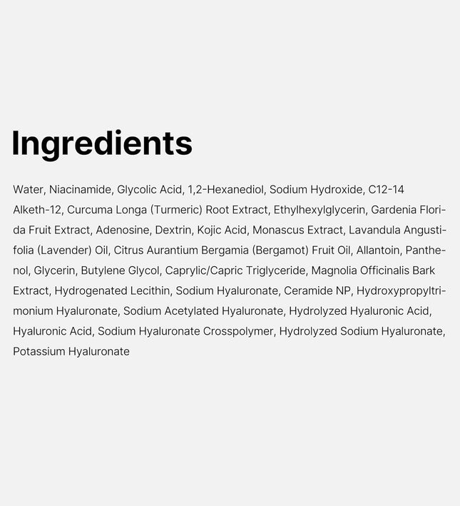 Medicube Kojic Acid Turmeric Resurfacing Toner