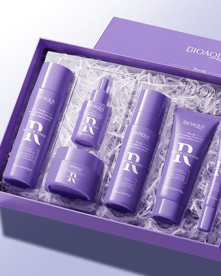 BIOAQUA Natural Skin Care Kit Retinol Brightening Serum Face Care Anti-aging Anti-wrinkle Moisturizing Retinol Skin Care Set