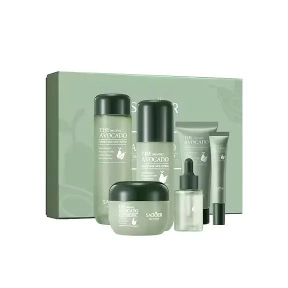 SADOER 6-Piece Avocado Skincare Set