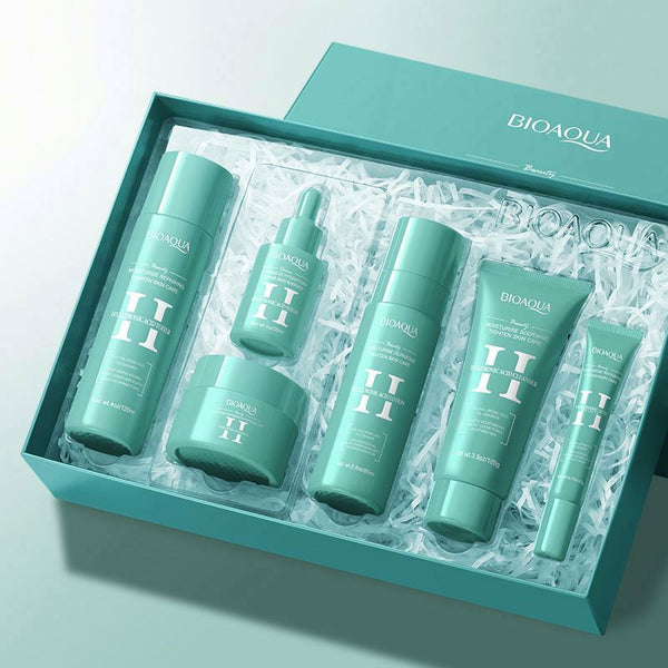 BIOAQUA Hyaluronic Acid Moisturizing Repair Facial Skin Care 6-piece Set