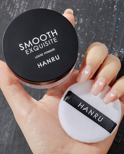 Hanru 4-piece makeup kit BB cream & isolation base & loose powder & beauty sponge