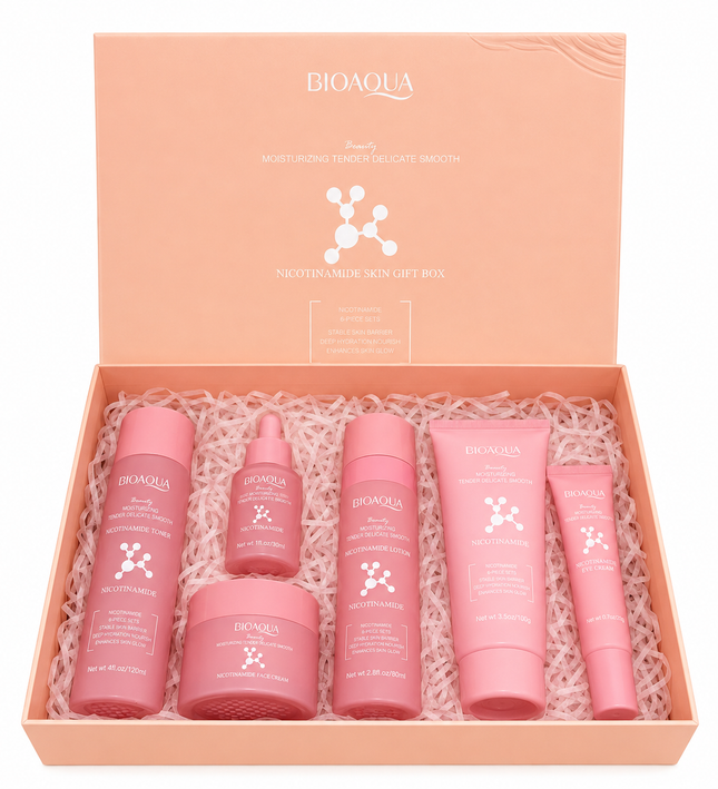 BIOAQUA Nicotinamide Moisturizing 6-piece Skin Care Set