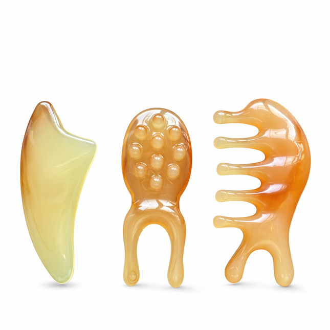 Meridian Massage Gua-Sha Masterpiece 3-Piece Set
