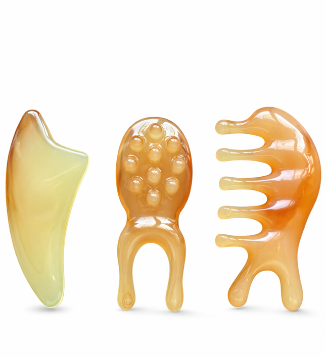 Meridian Massage Gua-Sha Masterpiece 3-Piece Set