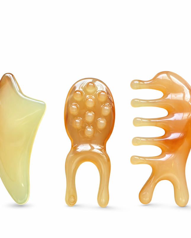 Meridian Massage Gua-Sha Masterpiece 3-Piece Set