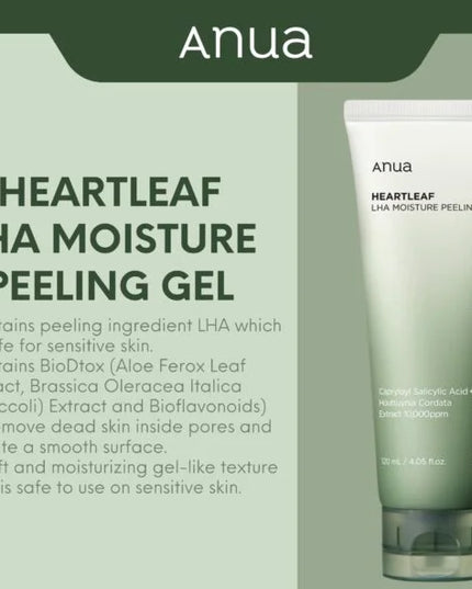 Anua Heartleaf LHA Moisture Peeling Gel 120ml