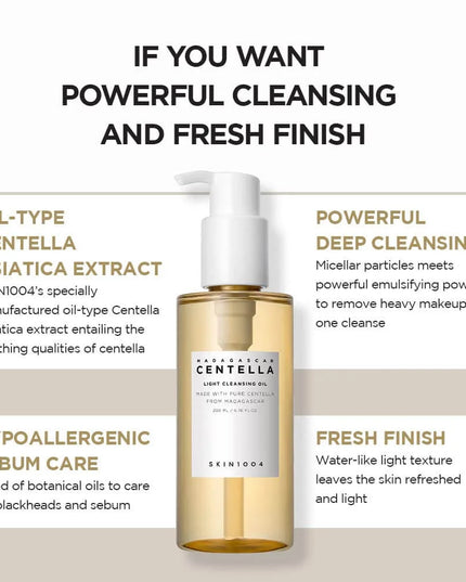 SKIN1004 Madagascar Centella Light Cleansing Oil 200ml
