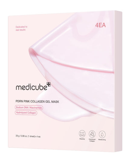 Medicube PDRN Pink Collagen Gel Mask - 4 Pack