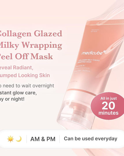 Medicube Collagen Milk Toning Wrapping Mask