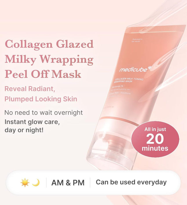 Medicube Collagen Milk Toning Wrapping Mask