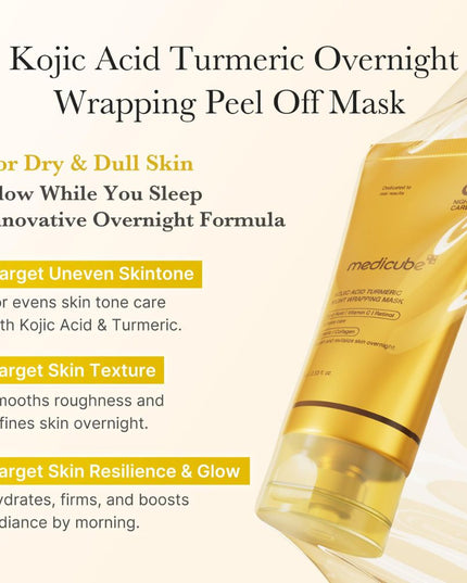Medicube Kojic Acid Turmeric Night Wrapping Mask