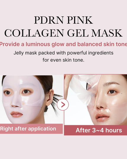 Medicube PDRN Pink Collagen Gel Mask - 4 Pack