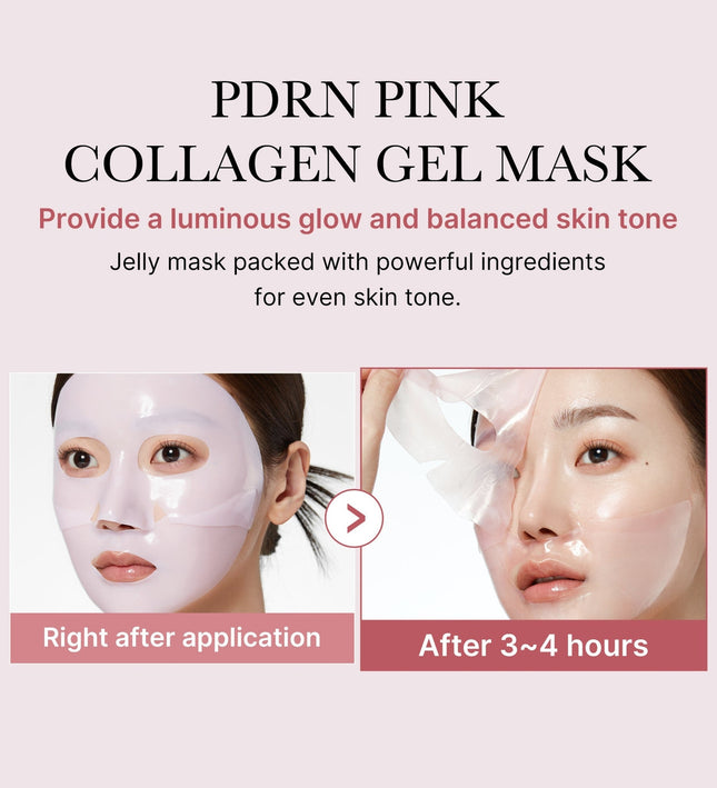 Medicube PDRN Pink Collagen Gel Mask - 4 Pack
