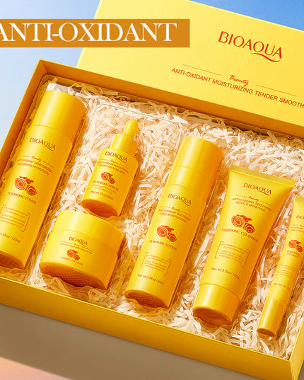 BIOAQUA Turmeric Facial Skincare Set