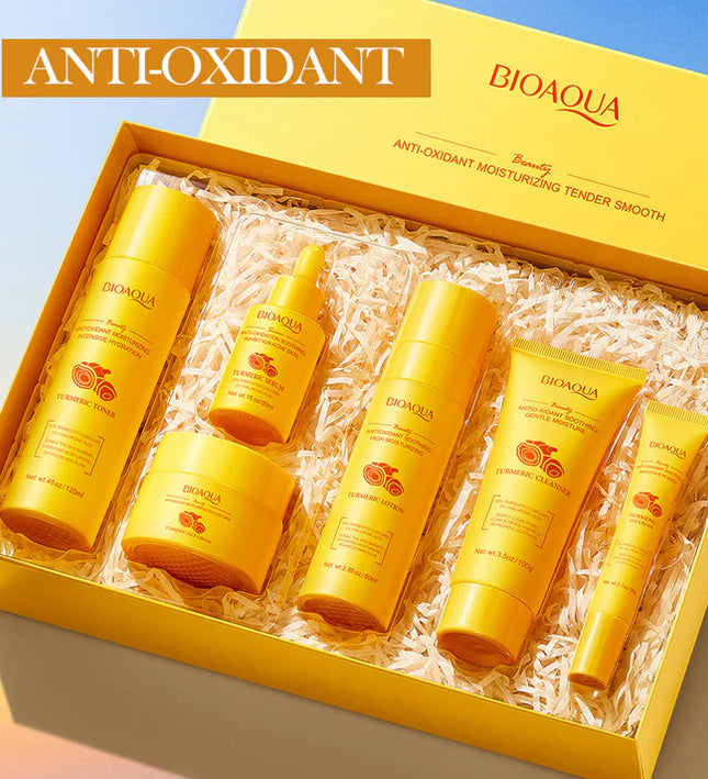 BIOAQUA Turmeric Facial Skincare Set