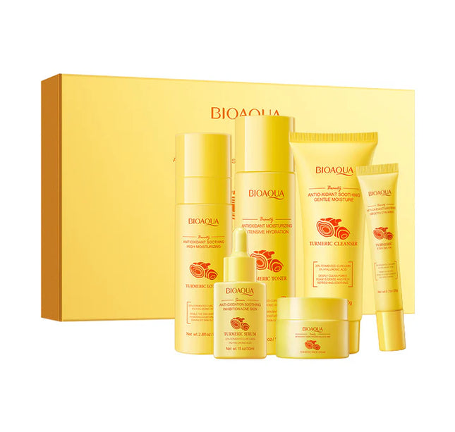 BIOAQUA Turmeric Facial Skincare Set