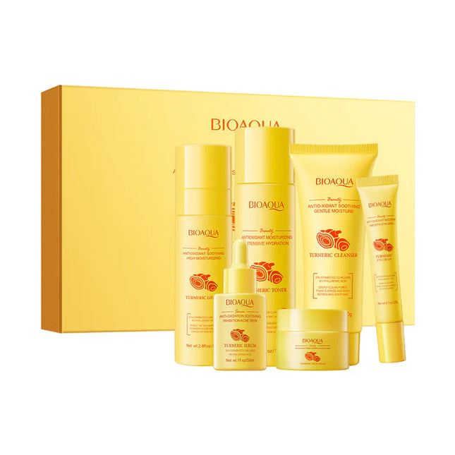 BIOAQUA Turmeric Facial Skincare Set