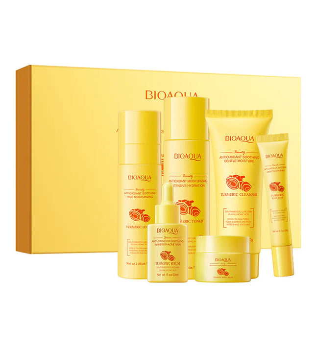BIOAQUA Turmeric Facial Skincare Set