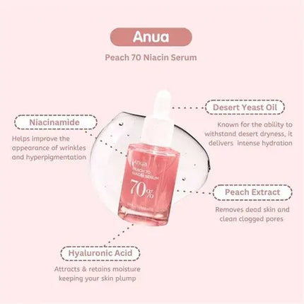 Anua Peach 70 Niacin Serum 30ml