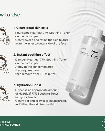 Anua Heartleaf 77% Soothing Toner 250ml