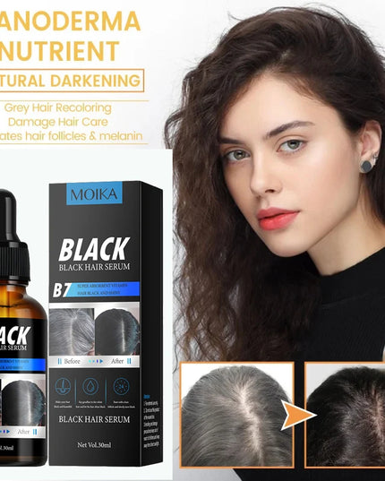 MOIKA Black Hair Serum for Hair Loss 30ml
