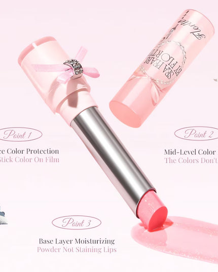 FLORTTE Sea Pearl Series Solid Lip Gloss Lip Stick
