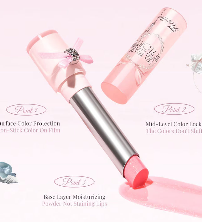 FLORTTE Sea Pearl Series Solid Lip Gloss Lip Stick
