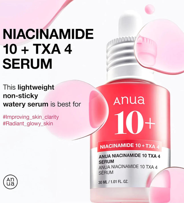 Anua Niacinamide 10% + TXA 4% Serum 30ml