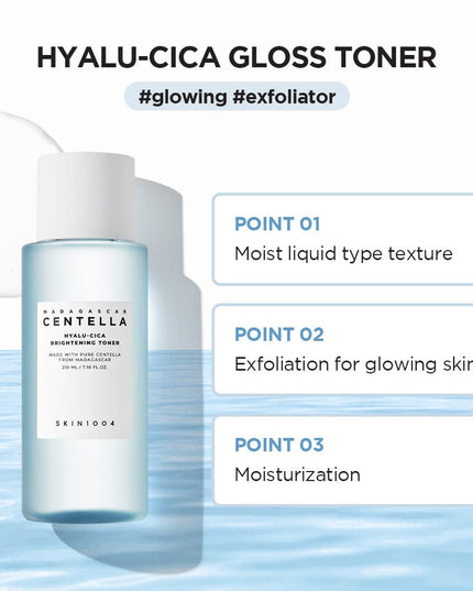 SKIN1004 Madagascar Centella Hyalu-Cica Brightening Toner 210ml