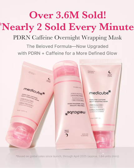 Medicube PDRN Pink Caffeine Night Wrapping Mask