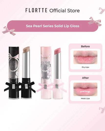 FLORTTE Sea Pearl Series Solid Lip Gloss Lip Stick