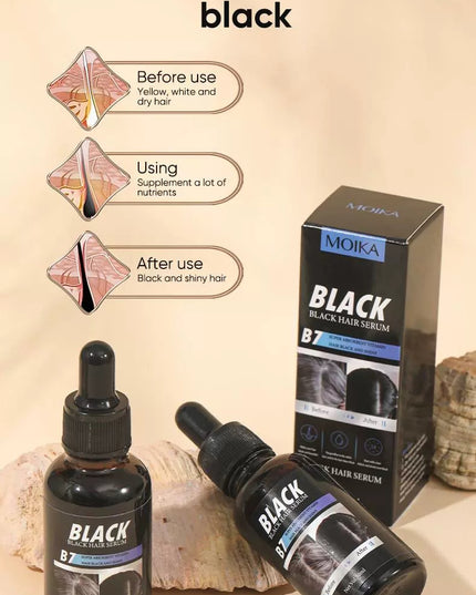 MOIKA Black Hair Serum for Hair Loss 30ml