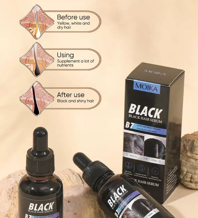MOIKA Black Hair Serum for Hair Loss 30ml